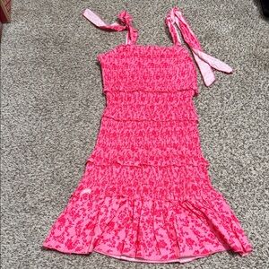 Pink Floral size small Dress